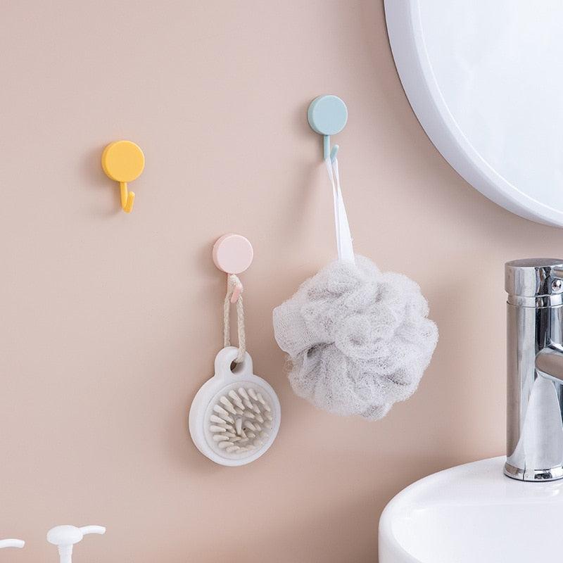 10-Piece Self-Adhesive Wall Hooks