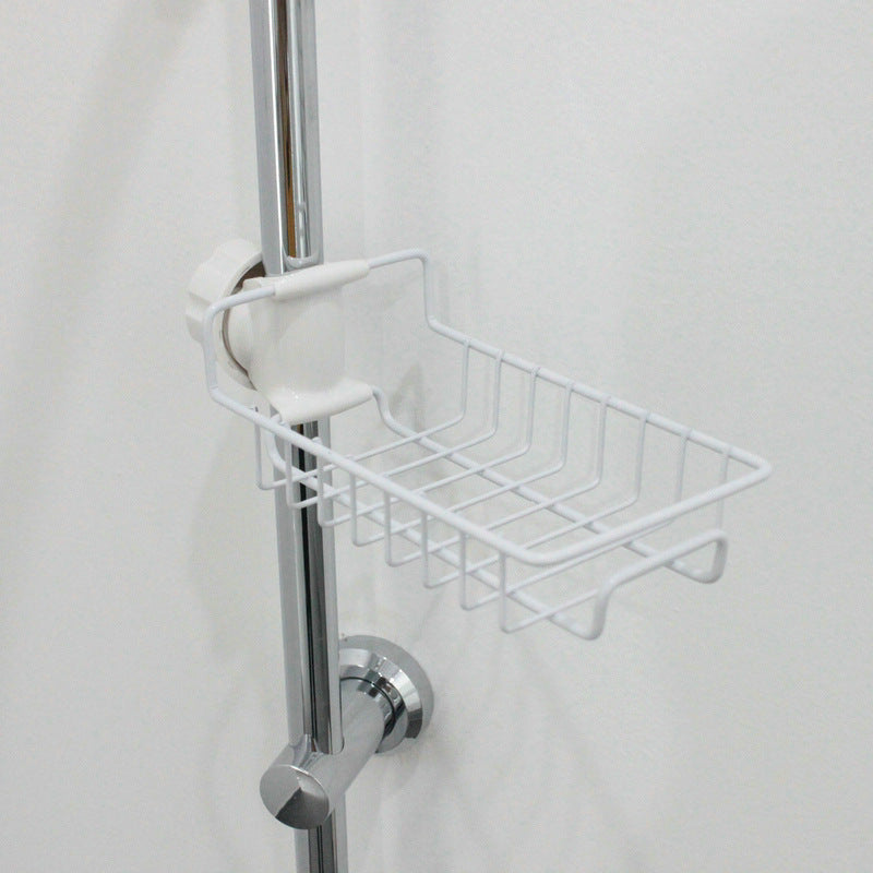 Adjustable Sink Organizer Rack – No-Drill Faucet Storage