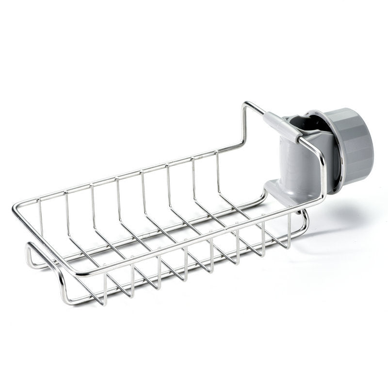 Adjustable Sink Organizer Rack – No-Drill Faucet Storage