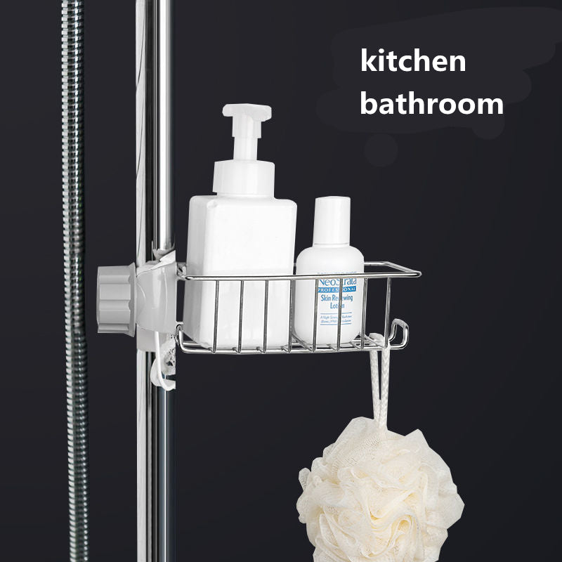 Adjustable Sink Organizer Rack – No-Drill Faucet Storage